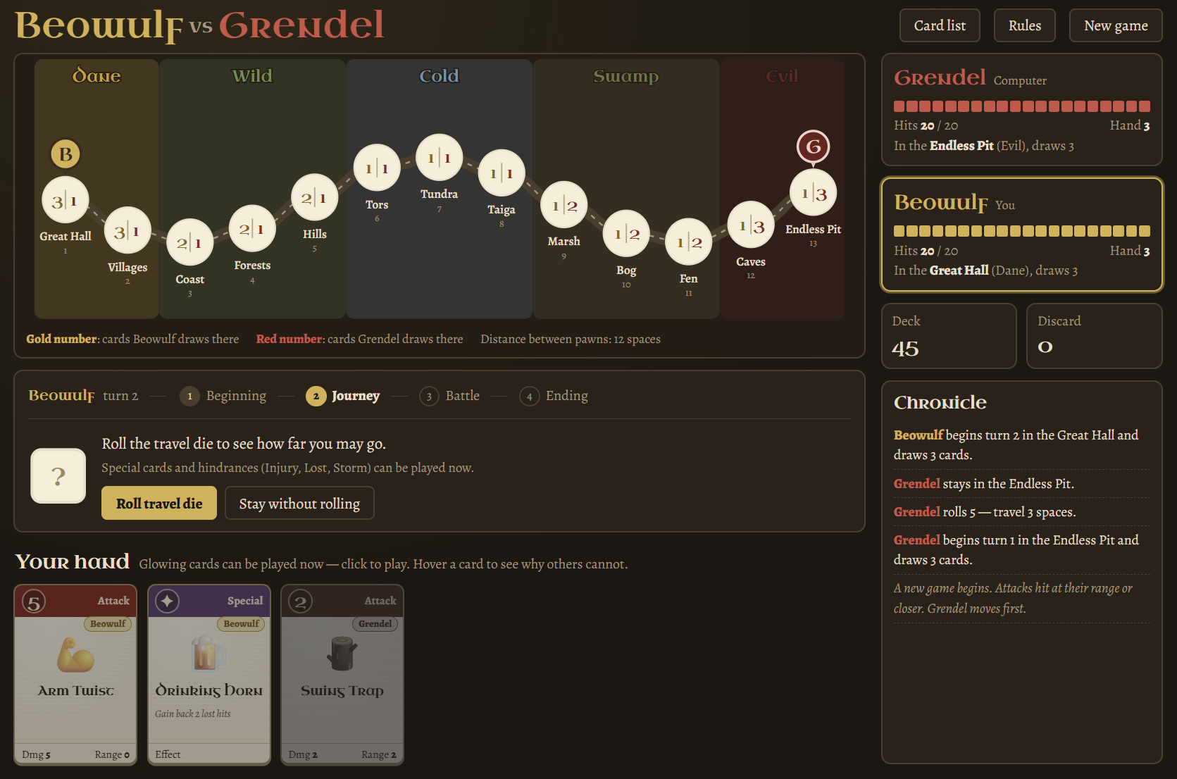 Beowulf vs Grendel